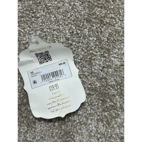 NEW Altar'd State Black Fringe Mini Skirt Size Large Nashville Country - Picture 3 of 9